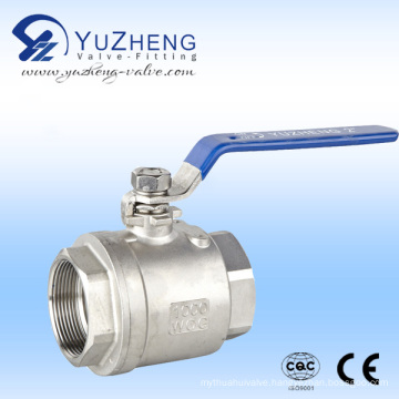 1" 2PC Stainless Steel Female Thread Ball Valve Supplier